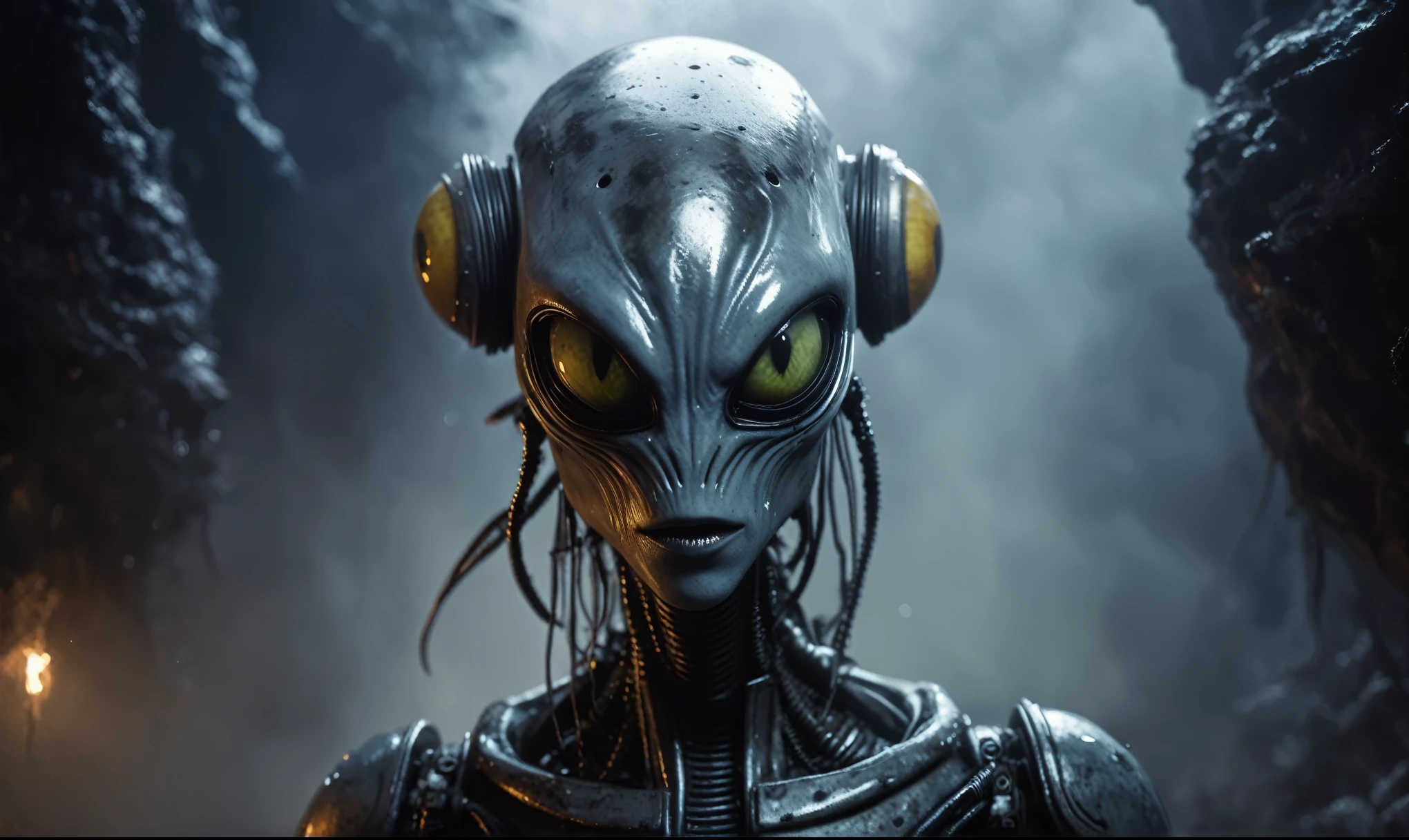full body length,niobium native africa xenomorph's slaves,once pretty face,eyebrow up,full body shot,ominous landscape,niobium gray atmosphere,photo,photorealism,Masterpiece,hyper natural skin textures, hyper realism,hyper detailed,High contrast,Realism,Ultra Detailed,irina yermolova,close full body shot,32K resolution,Nikon Z9, ,demonic, fog, smoke, audience, mist, featuring ultra-realistic and hyper-realistic elements,
Marta Bevacqua, Ellen Jewett, Kawacy, Katsuya Terada, Carne Griffiths,concert lighting, bokeh, luminal space that feels
both bright and surreal. Includes liquid fluid elements for added depth and movement. Rendered in an unreal
engine and post-processed to achieve . Evokes a sense of dreamy, ethereal
and mystical mood,horror pixar movie still,thriller disney movie ,pixar render, animated,fish eyes, A Modern flat toon Crazy whit a Big ONE a Only Eye Robot USSR , and helmet Style, pinhead, camouflage Rusty, Ambient in a meteorite crater super detailed