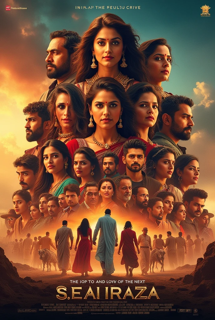 Movie poster with all indian star