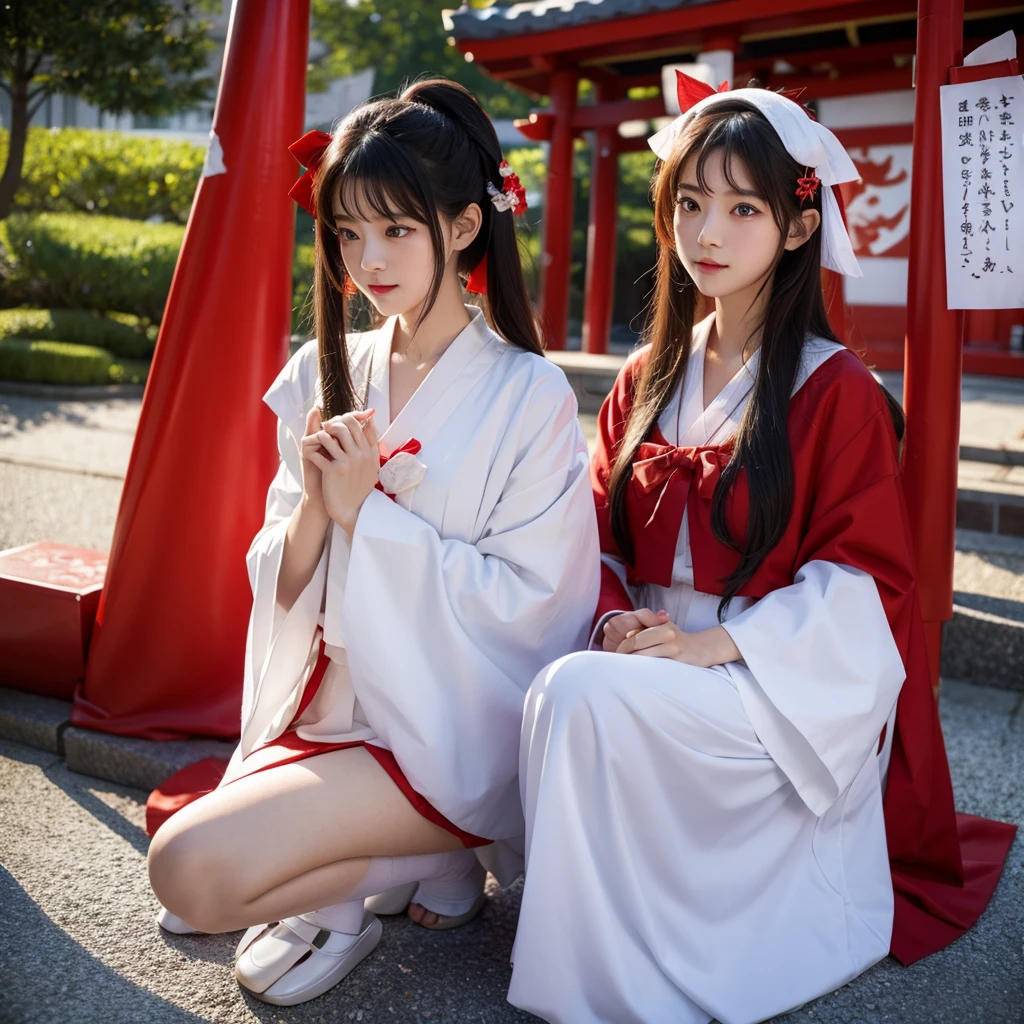 Shrine maiden love affair cute