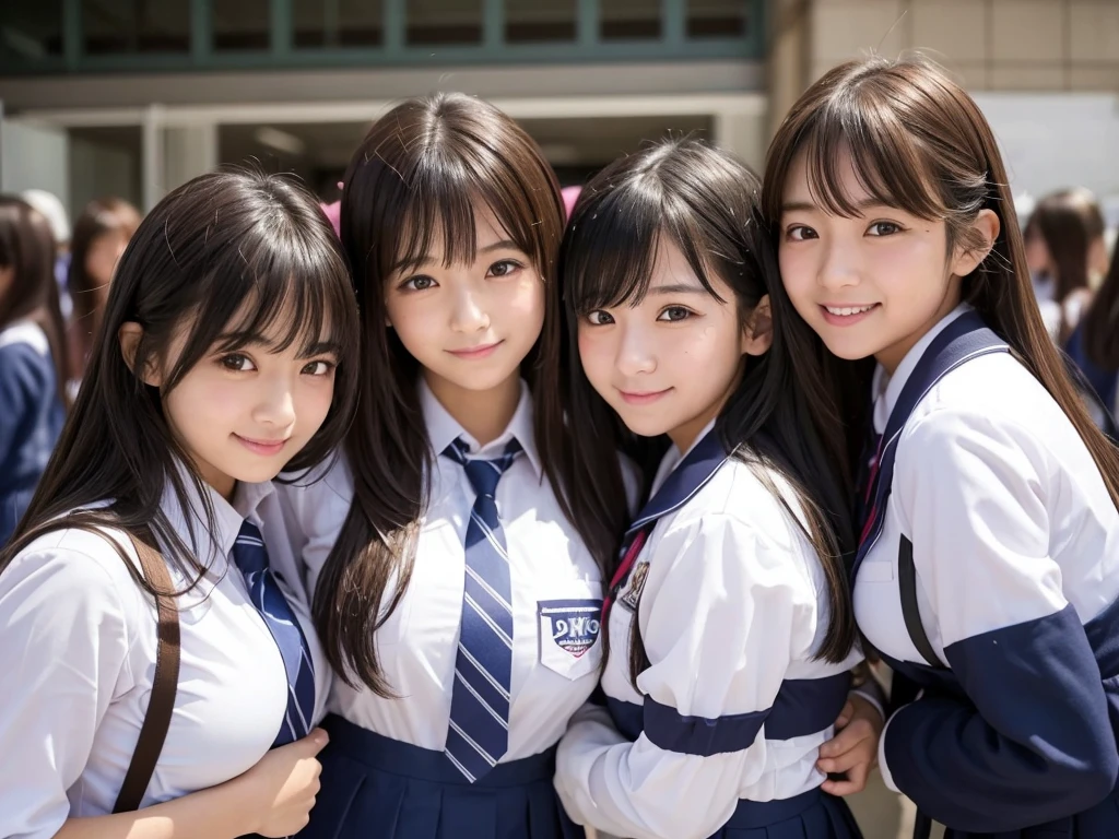 Doppelgangerアート、Clone Girlアート、Extremely detailed depiction、8k、I、Clone Girl、Iは女子高生、Iは日本人女性、one girl clones, 1 girl is cloning、Thousands of high school girls、IがDoppelganger、統一されたIの女子高生、School、A world of only high school girls、Tens of thousands of high school girls、High school girls only、Iだけ、Cute Smile、Big Breasts、valley、Plump、嫁Doppelganger、Proliferation娘、クローンDoppelganger、Iがたくさん、Iがいっぱい、Iしかいない、The same girls、I好き、IとI、IとIたち、大量Proliferation、Same CP、Summer uniform、valley露出、Hundreds of millions of high school girls、High school girls filling big cities、All high school girls、classroom、Chest to Chest、Breast massage、Detailed imagery、corridor、All the same face、All the same height、All have the same breast size、All dressed the same、All have the same hairstyle、Temptation Perspective、Doppelganger、Proliferation、Surrounded by a large group、全員Iだらけ、Iでいっぱい、Iがたくさん、Surrounded by a number、advance on、Intensive、Extremely crowded、Hug、I love myself、Self H、一人の女子高生がDoppelgangerしてたくさん増える、The number of high school girls is increasing、Covered in high school girls、School zone、Big Breasts、Tie untie、Button fully open、胸のvalley見える、One high school girl is added, so the face, height, and breast size are all the same size.、Unified body size、There are a lot of high school girls passing by at the station.、Clone GirlHigh school girls only存在、一人の女子高生に統一したClone Girl、kiss、Chest to Chest、I同士H、100％I、IだらけのSchool、Iだらけの世界、top view, all I