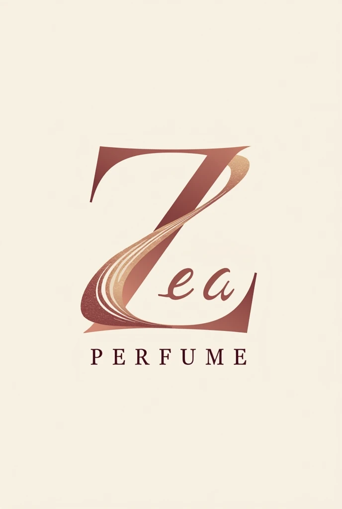 a logo design for a perfume company called ZEA PERFUME
