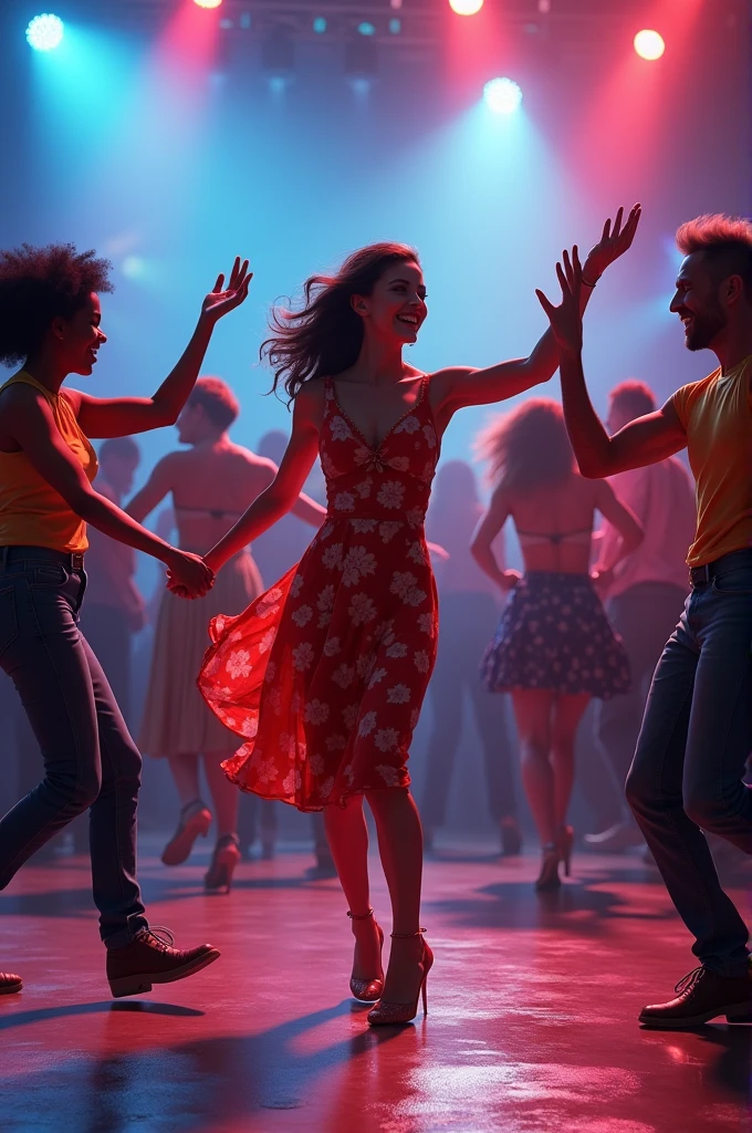 People dancing