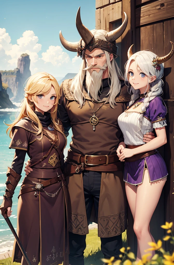 Three funny vikings