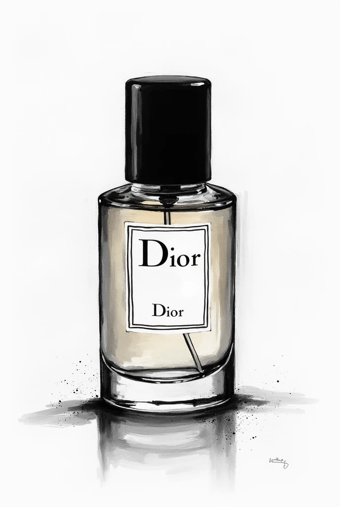 dior，perfume，High-end，Simplicity，Ink Style