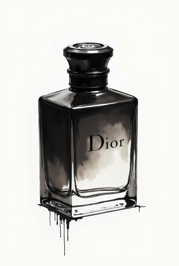 dior，perfume，High-end，Simplicity，Ink Style