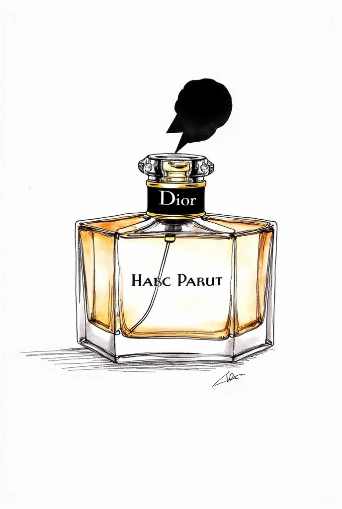 dior,perfume,High-end,Simplicity,Ink Style