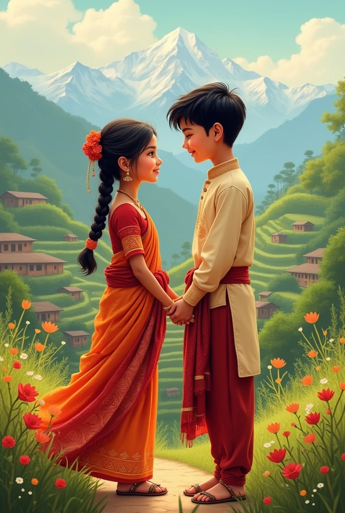 नेपाली केटा केटीको जोडी