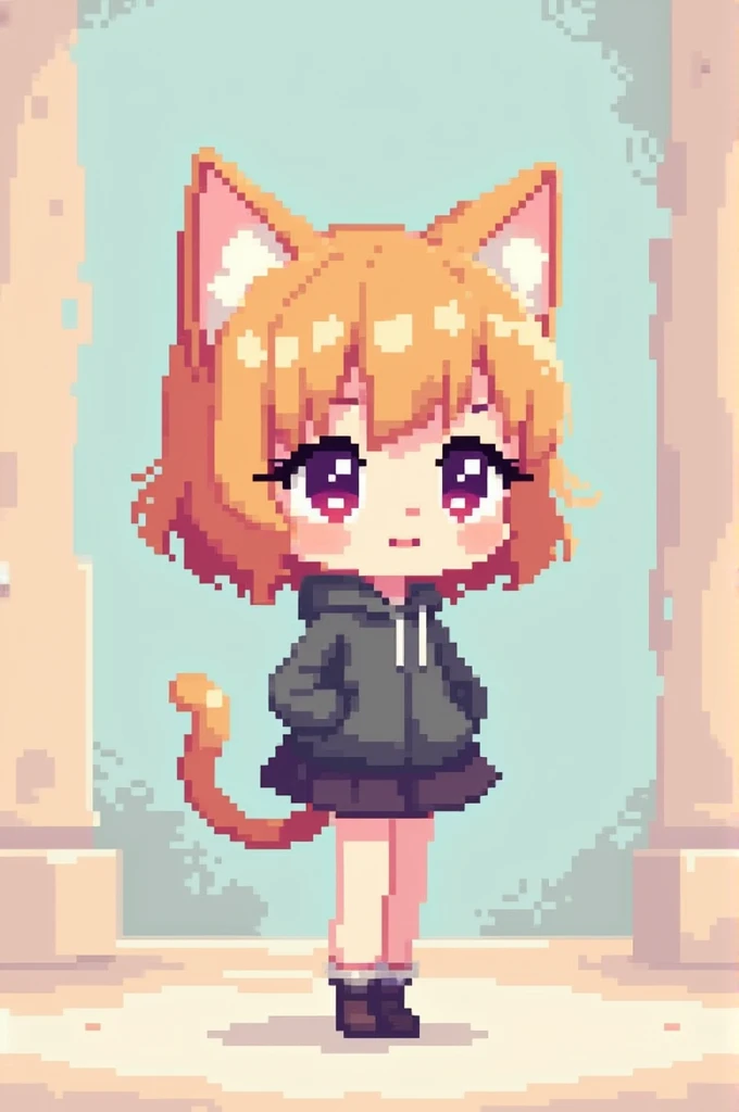 Pixel catgirl