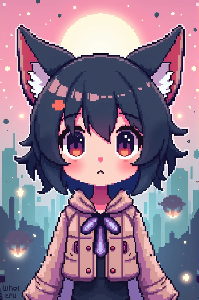 Pixel catgirl