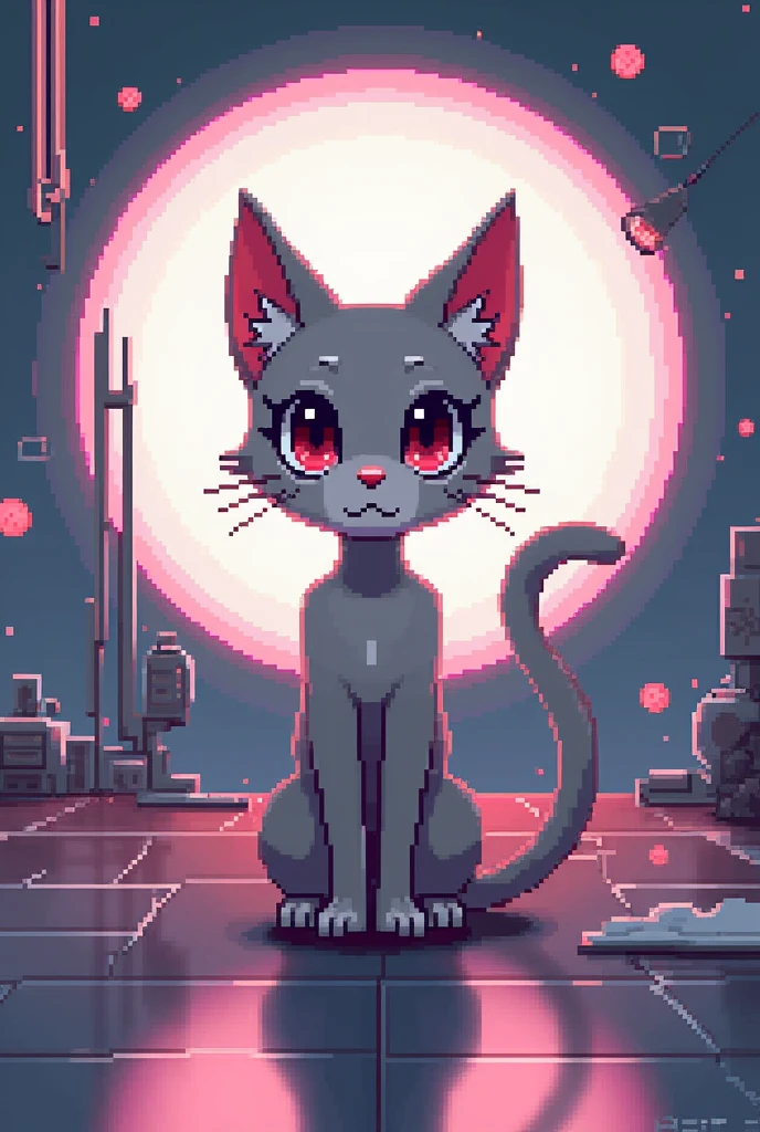 Pixel catgirl