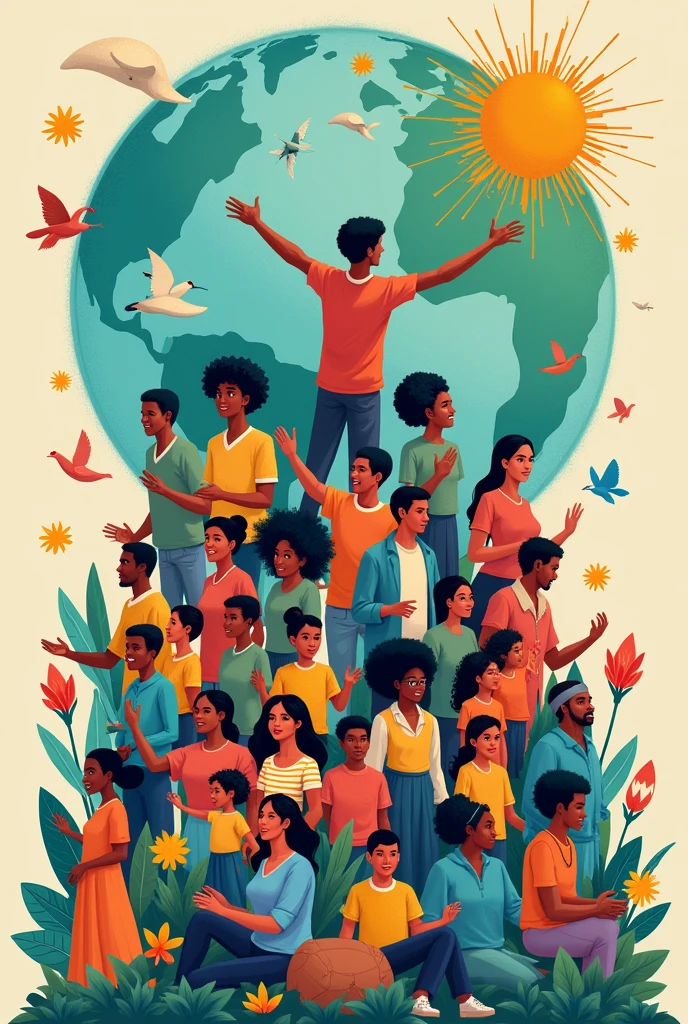 "Empower the Future: Visualize a World Achieving the Sustainable Development Goals"
Create a poster that vividly captures the essence of 17 Sustainable Development Goals. Use your creativity to showcase how these goals—ranging from eliminating poverty, ensuring quality education, to promoting climate action—can transform our world into a more equitable, prosperous, and sustainable place for all. Your poster should inspire action, raise awareness, and illustrate the positive impact that achieving these goals will have on people and the planet.