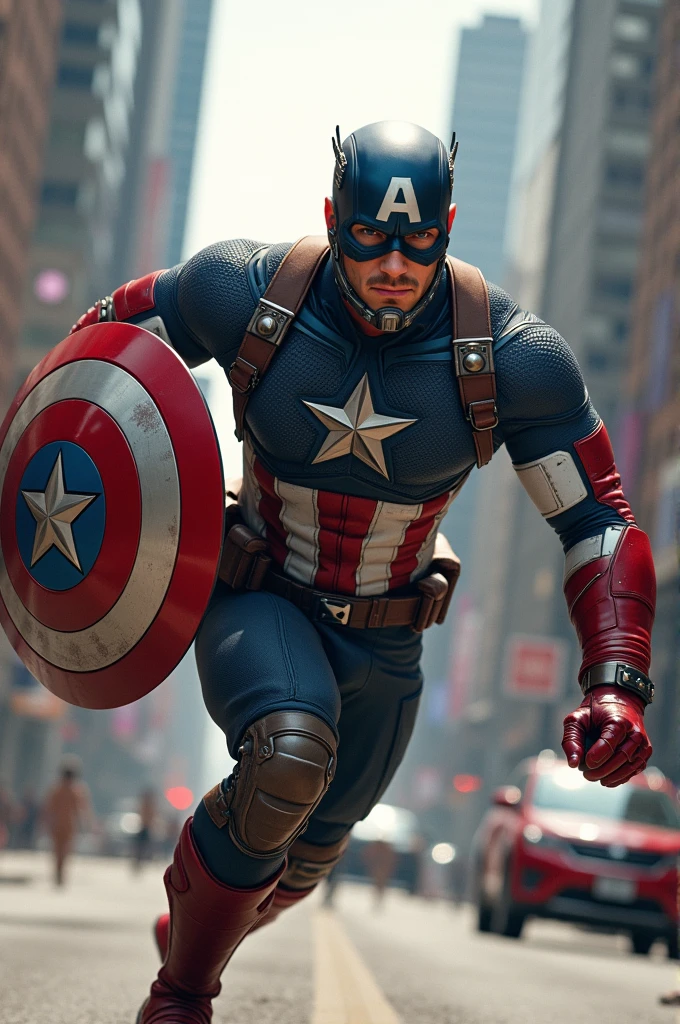 Combination between Captain America and Ant-Man