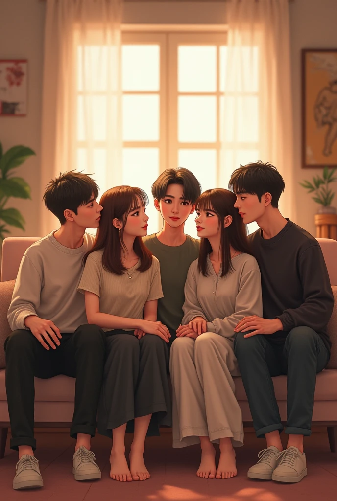 bts with their girlfriends