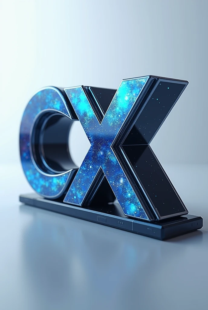 Special logo with CX unique
