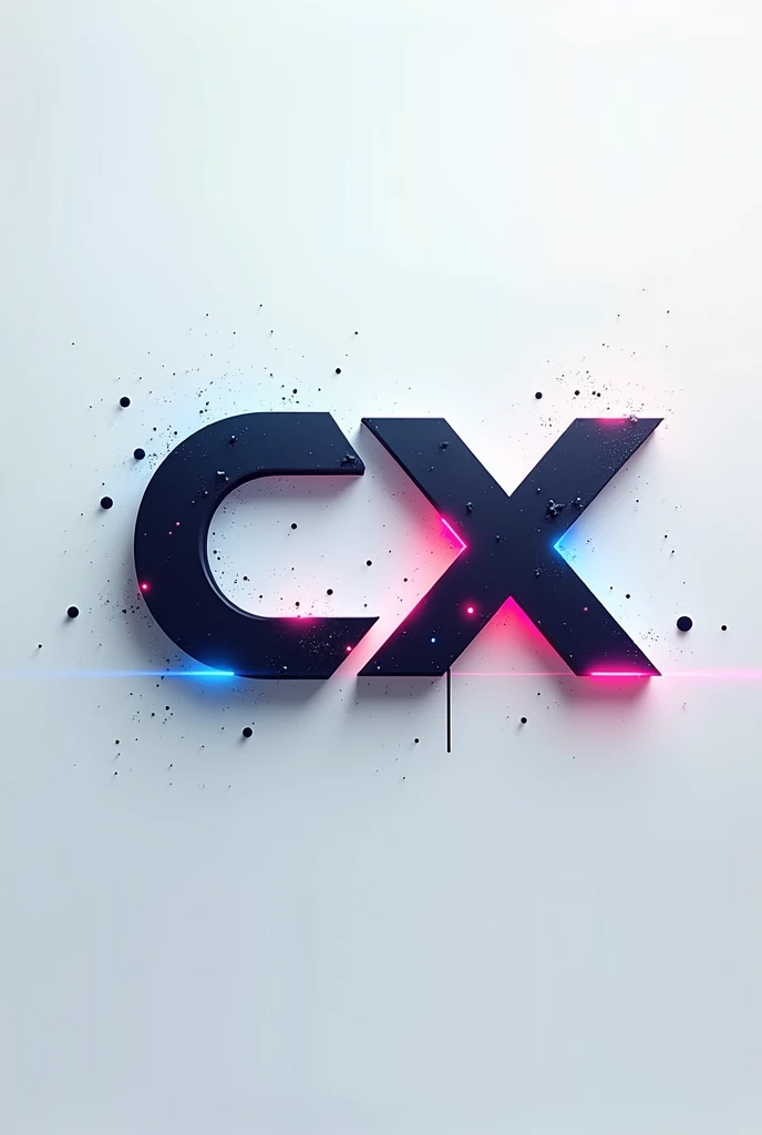 Special logo with CX unique