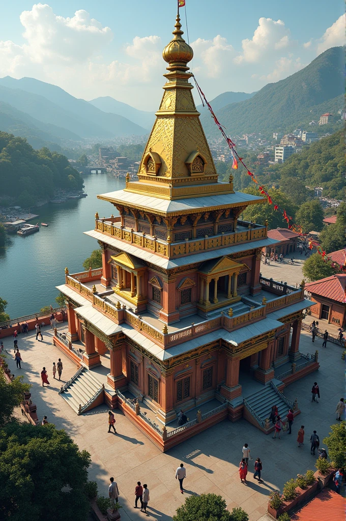 Make good photo of Pasupati Temple 