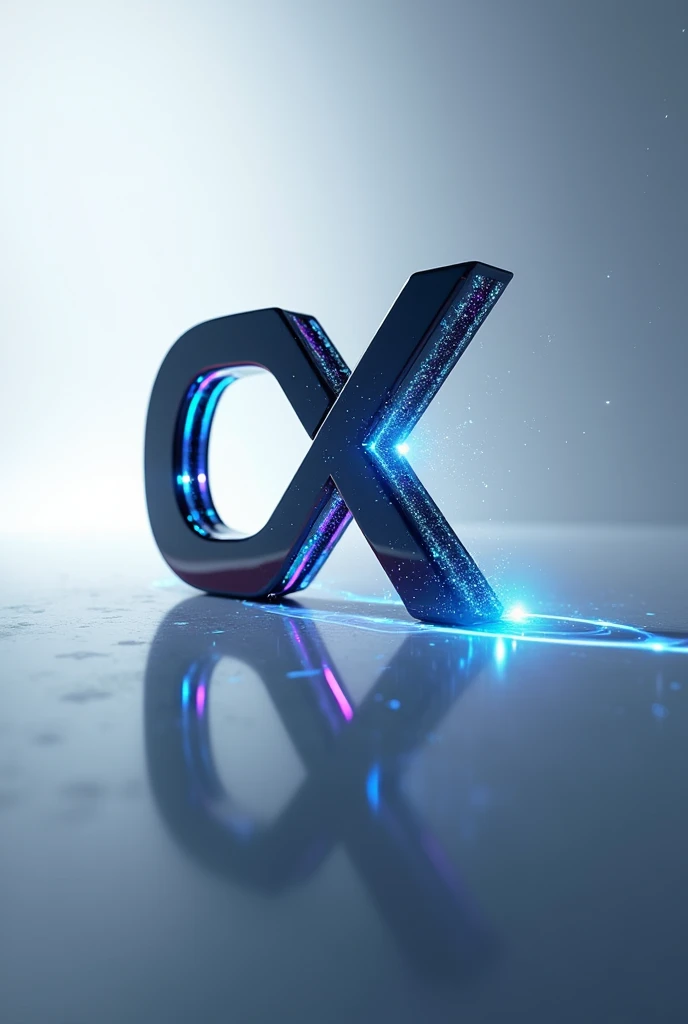 Special logo with CX unique