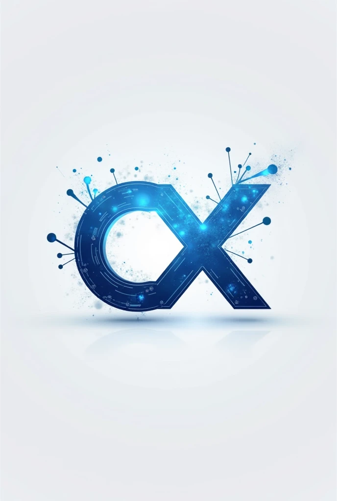 Special logo with CX unique