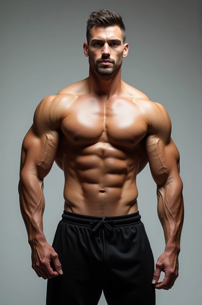 Man with six pack
