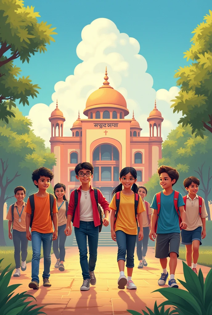 I have to make an advertisement of my school 'Siddhi vinayak'