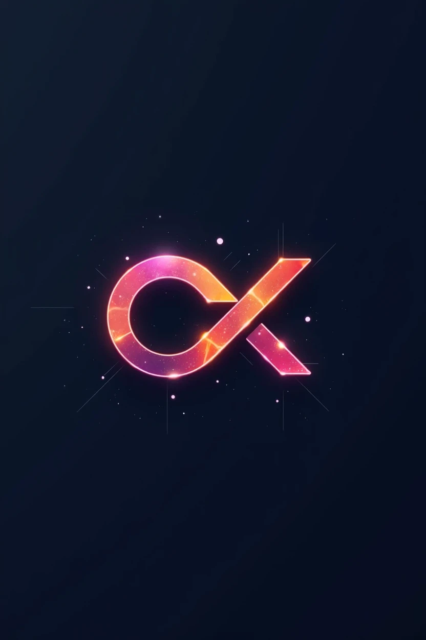 Special logo with CX unique
