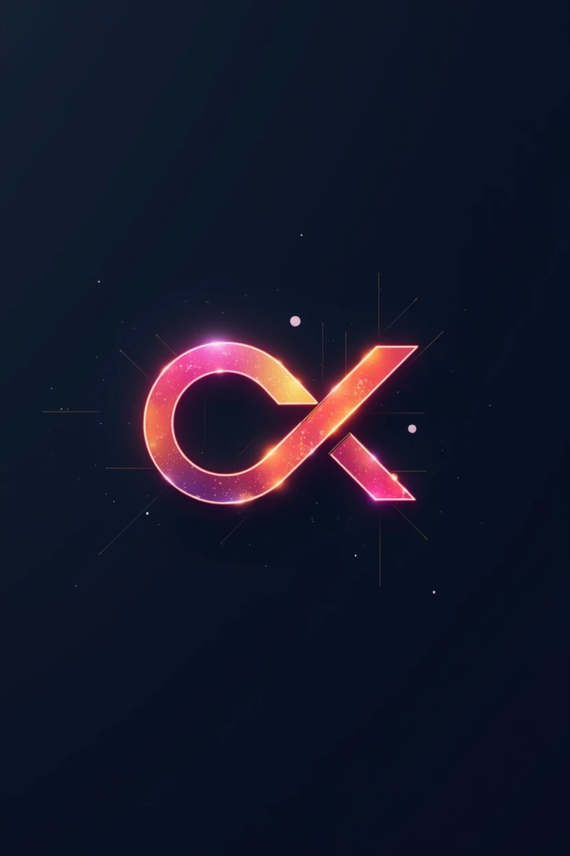Special logo with CX unique