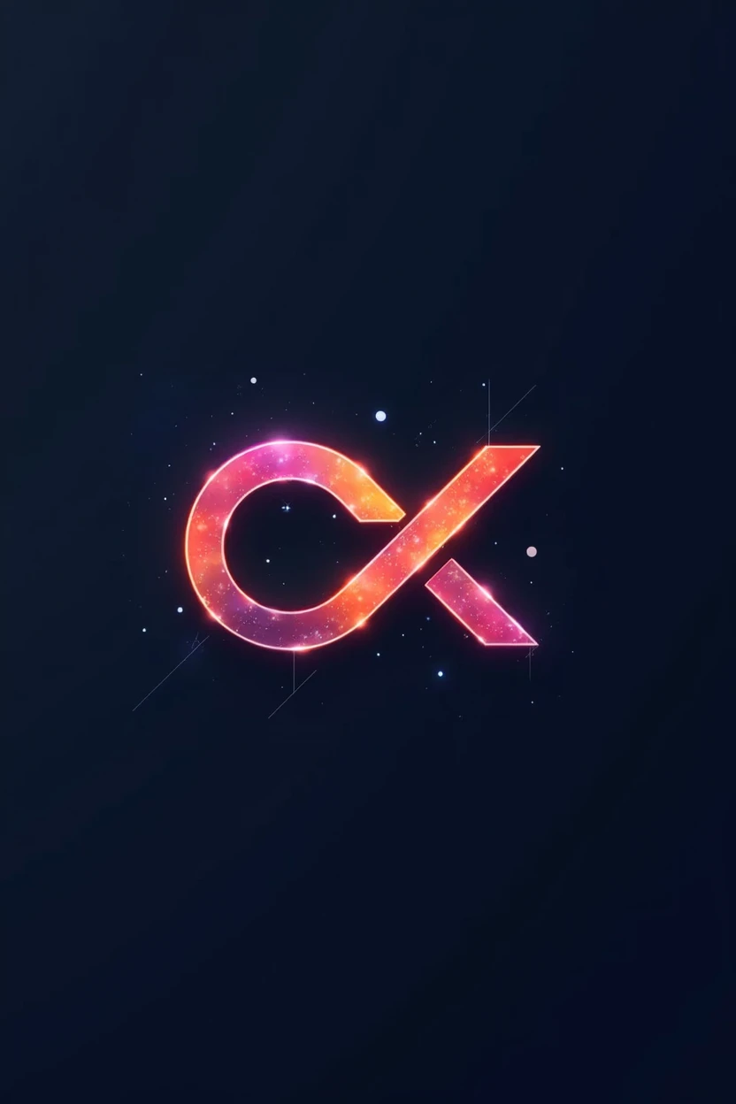 Special logo with CX unique