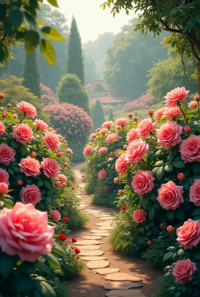 Garden of local roses