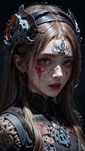 Invading aliens，Invasive insects，mkscorpion，A lot of hair is long，uncanny，blood vess，，Murderous，Full body like，combats，The city was destroyed，of a real，Facial features are carefully depicted，Realistic skin texture，Dark style，depth of fields，high light，Real light，Ray traching，oc rendered，Hyper-realistic，best qualtiy，8K，Works of masters，super-fine，Detailed pubic hair，Correct anatomy，sharp focus on eyes，Bokeh，Facial features are carefully depicted
