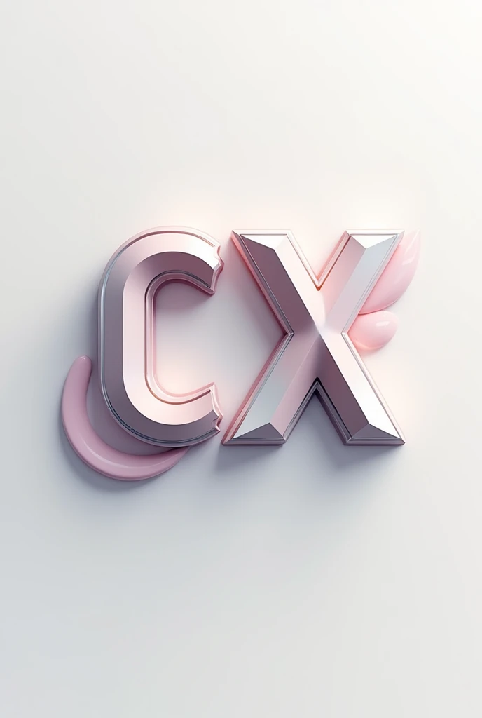 Special logo with CX Unique logo suitable for cosmetics category