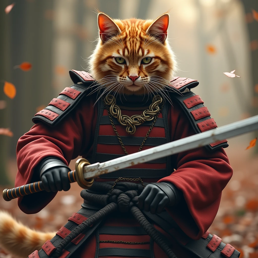 samurai cat kills his master