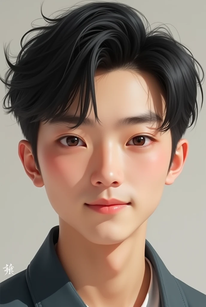 Cute Chinese guy realistic