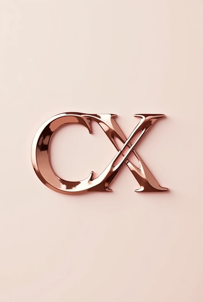 Special logo with CX Unique logo suitable for cosmetics category