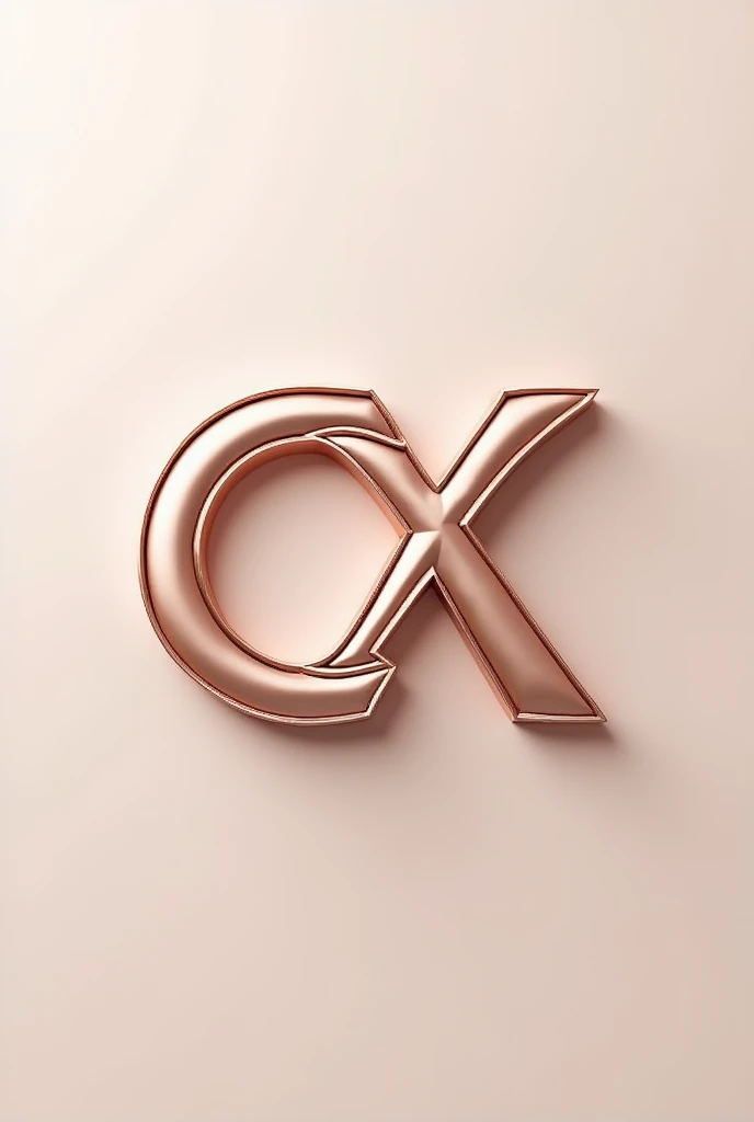 Special logo with CX Unique logo suitable for cosmetics category
