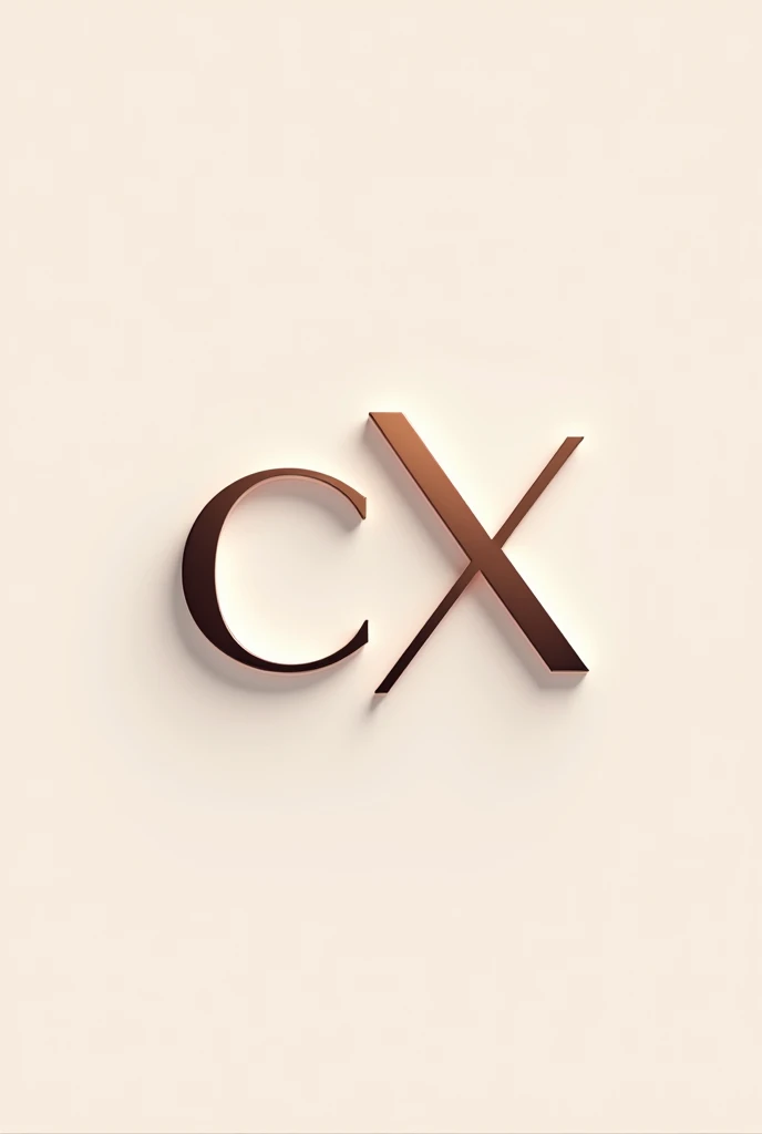 Special logo with CX Unique logo suitable for cosmetics category