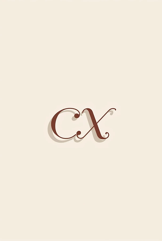 Special logo with CX Unique logo suitable for cosmetics category