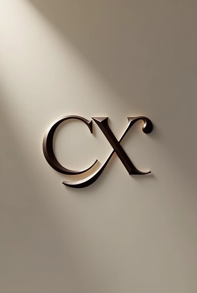 Special logo with CX Unique logo suitable for cosmetics category