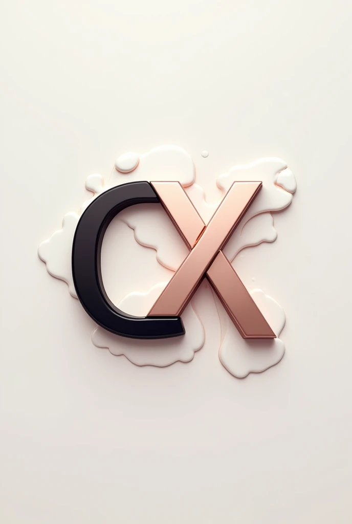 Special logo with CX Unique logo suitable for cosmetics category