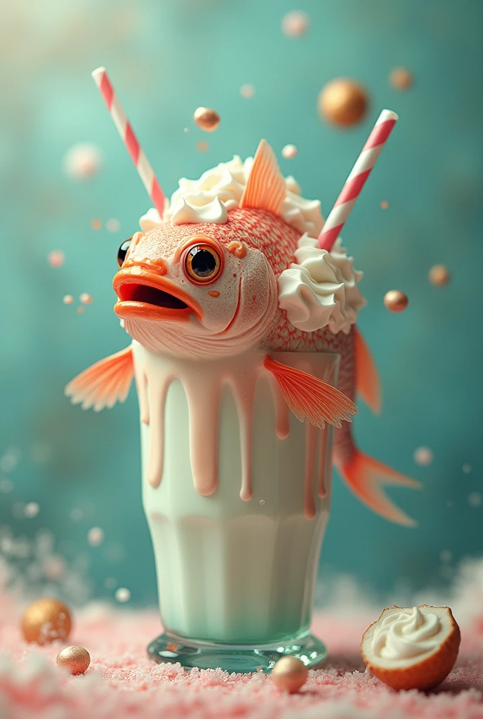 Fish milkshake
