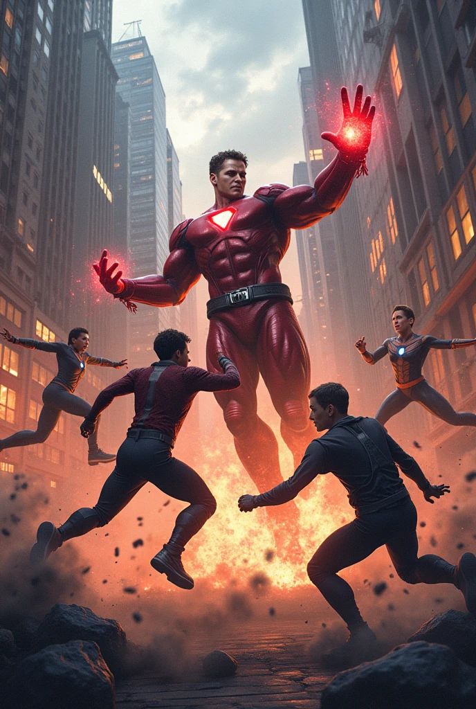 The boys and marvels fight Homelanders