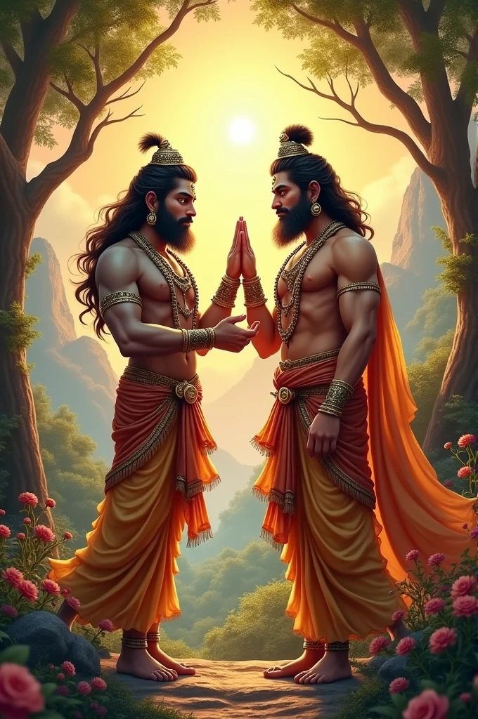 Hanuman ji with ram ji