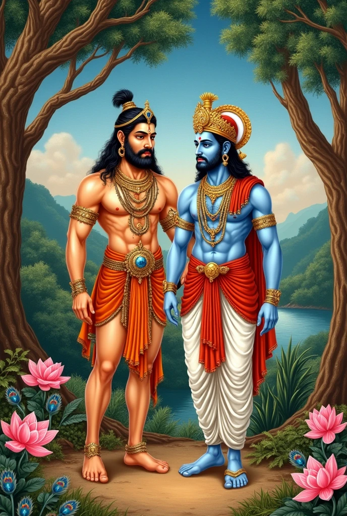 Hanuman ji with ram ji in Indian