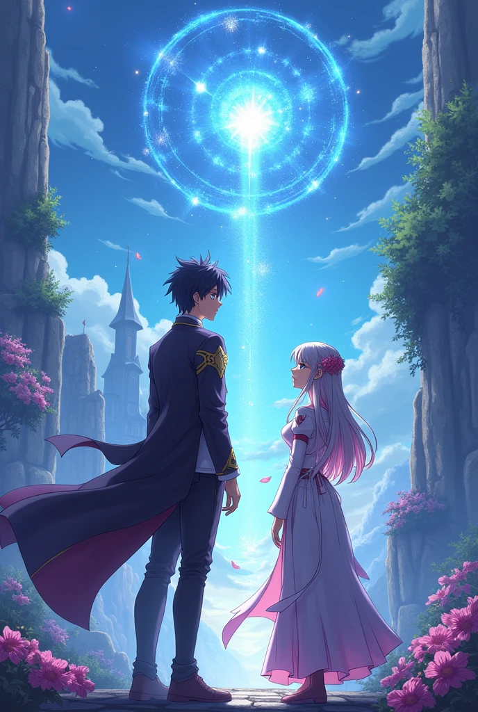 Yuuya tenjou do anime isekai de cheat skill com a sua professora