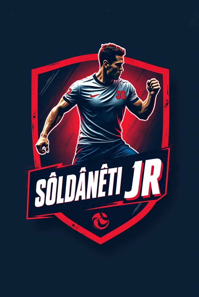 Football team logo name Soldănești JR 