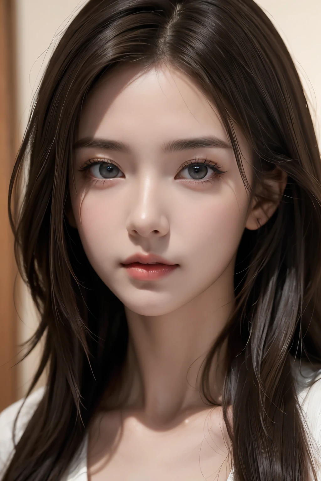 Masterpiece, high quality, high resolution, ultra detailed, perfect ???????, beautiful eyes, beautiful girl, portrait, girlfriend, dark beige hair