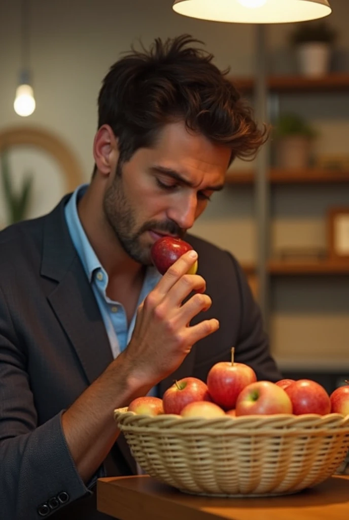 Apple eat man