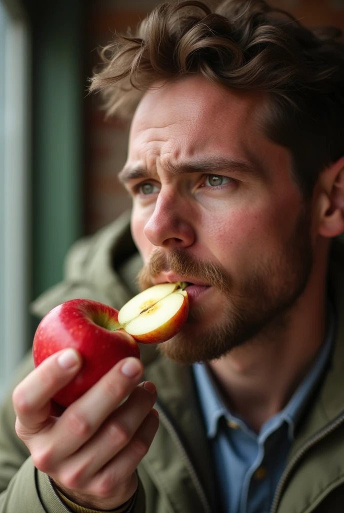 Apple eat man