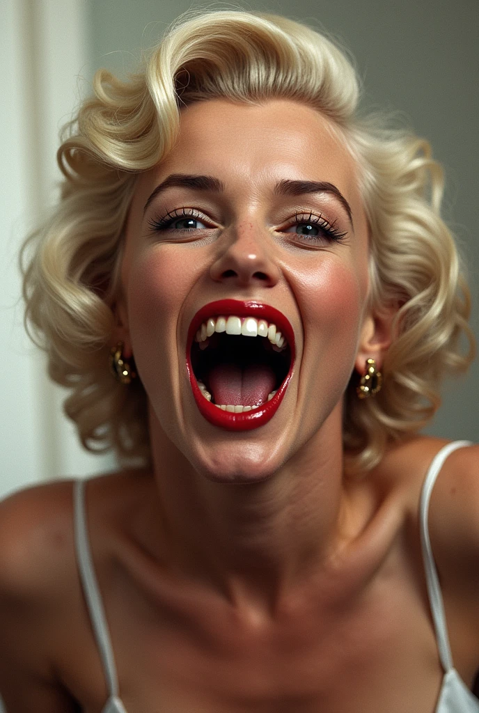 Marilyn Monroe. Extreme reaction
