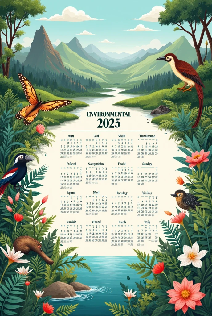 environmental calendar 2025