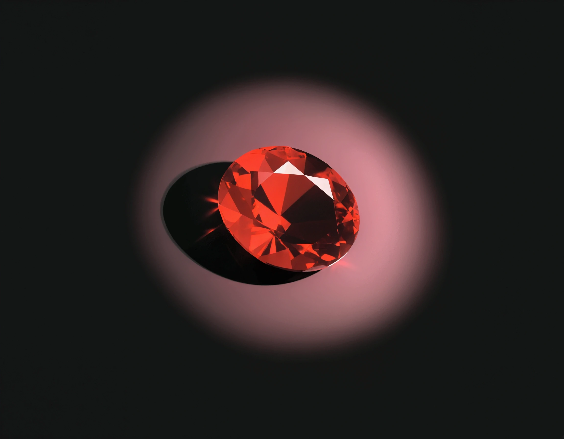 a close up of a Red diamond on a black surface, Red emerald, Garnet, Red gems scatteRed like dust, gem, Red realistic 3 d render, The brilliant gem on the hilt, crown of giant Red gem, diamond, Red gem, very realistic gems, Volumetric Lighting. Red, Precious gem, emerald, a large sphere of Red energy, glowing Red